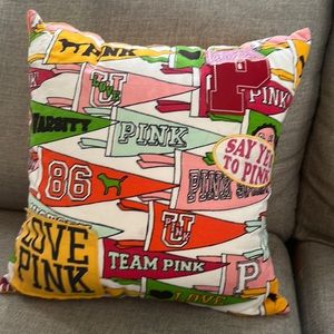 Victoria secret pink pillow vintage pink collectible new